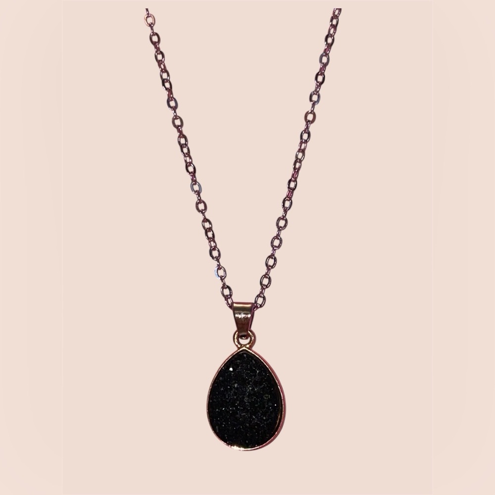 10in Chain with Teardrop Necklace